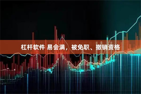 杠杆软件 易会满，被免职、撤销资格